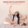 Hachikiko Seashell Headboard Pillow - Queen Size Upholstered Wall Cushion, Washable Polyester Fill - 4 of 4