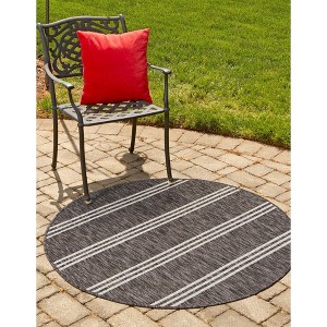 Jill Zarin Outdoor Anguilla Striped Woven Area Rug - 1 of 4