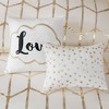 Okak 5-Piece Metallic Printed Bed Duvet Cover Set with Decorative Pillow,Comfortable Coverlet Bedding Sets,Machine Washable - 4 of 4