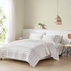 Ink+Ivy 3pc Salar Printed Coverlet Set with Trims Brown/Off White/Gray - 2 of 4
