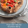 All-Clad 13" Stainless Steel Pizza Baker Stone with Serving Tray & Pizza Cutter, Gourmet Accessories, Silver - 4 of 4