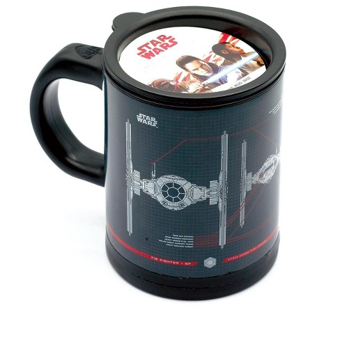 Seven20 Star Wars Tie Fighter Self-Stirring 12 Ounce Travel Mug