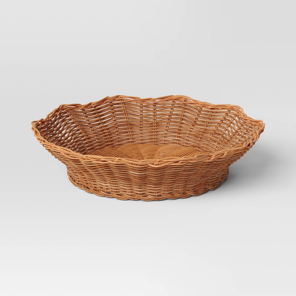UPC 197543381717 Rattan Woven Bread Serving Basket Threshold