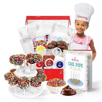 Baketivity DIY Birthday Cake Decorating Set for Girls and Boys. Box  Includes All Pre-Measured Ingredients, Birthday Candles, Chef Hat and  Apron.