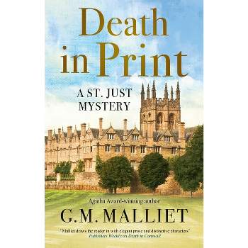 Death in Print - (St Just Mystery) by  G M Malliet (Hardcover)