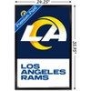 Trends International NFL Los Angeles Rams - Logo 20 Framed Wall Poster Prints - 3 of 4