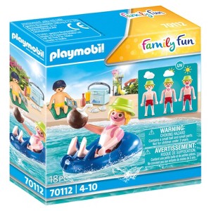 Playmobil Family Fun Sunburnt Swimmer 70112 Playset 18pc - 1 of 1