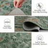 Floral Botanical Washable Rug for Living Room Soft Vintage Insect Butterfly Rugs Low Pile Carpet for Bedroom Dining Nursery Rug - 3 of 4