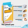 Enday Jumbo Pencils For Preschoolers No 2 for Kids, Kindergarten School Supplies, Fat Pre-Sharpened Round Pencil with Eraser Top for kids ages 4-8 - 3 of 4