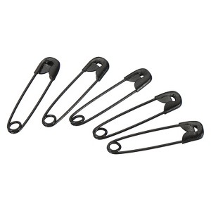 Unique Bargains Metal DIY Blankets Crafts Brooch Making Home Sewing Nickle Plated Safety Pins 200 Pcs - 1 of 4
