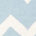 light blue/ivory