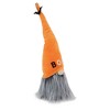 Northlight Standing Gnome "Boo" Halloween Figure - 19.75" - Orange and Gray - 3 of 4