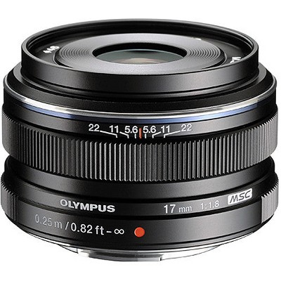 OM SYSTEM M.Zuiko Digital 17mm F1.8 Lens- Black