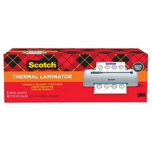 Scotch 9" Pro Thermal Never Jam Laminator: Electric Laminating Machine, 6.1" Height, 17.4" Depth, 6.2" Width - 1 of 4
