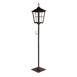 Metal Lantern Post with Wreath Holder 43.25"H - 1 of 4