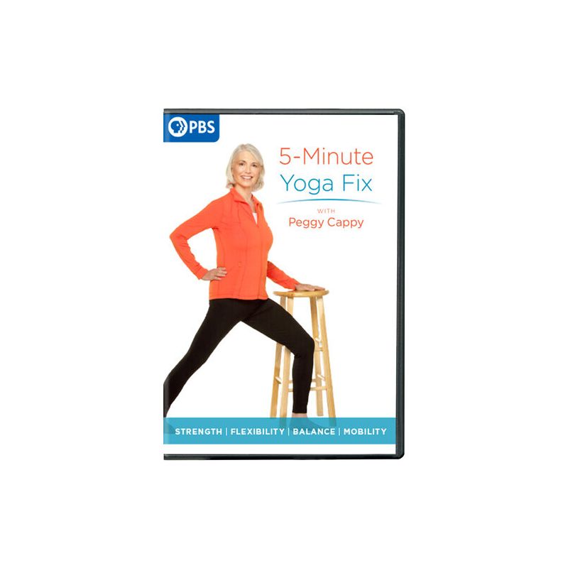 5-Minute Yoga Fix With Peggy Cappy (DVD), 1 of 2