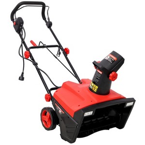Dexmalle 120V 20Inch Corded Electric Snow Thrower with LED,Red - 1 of 4