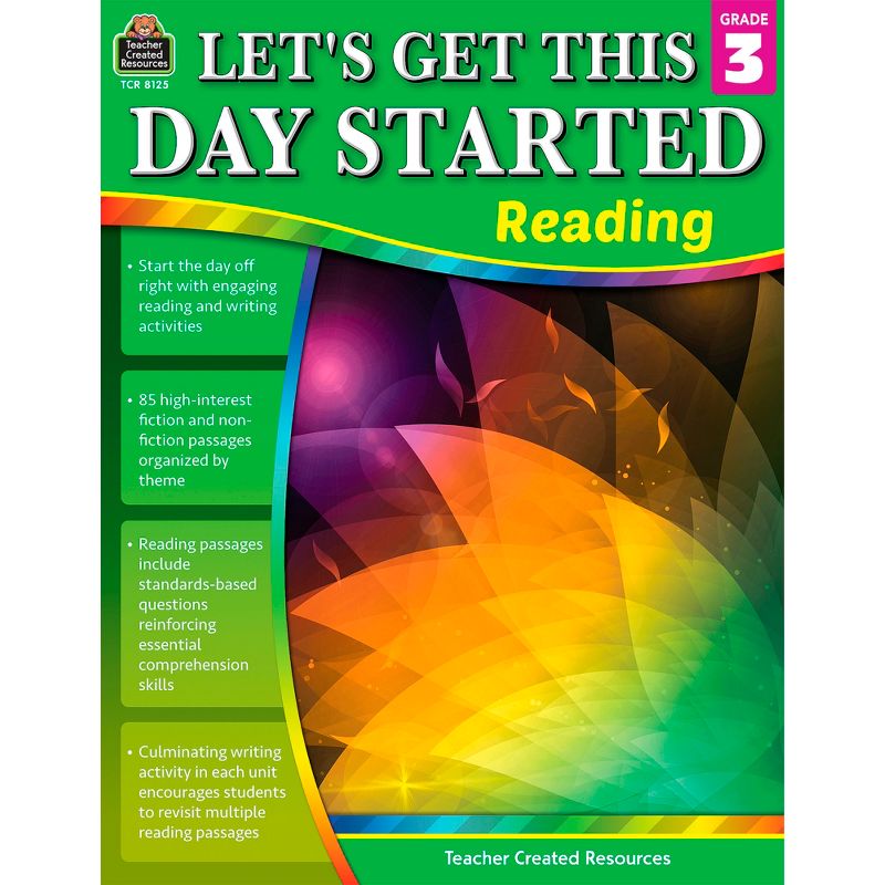 Teacher Created Resources Let’s Get This Day Started: Reading, Grade 3, 1 of 2