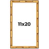 PosterPalooza | 11x20 Bamboo Picture Frame, UV Acrylic, 4 Finishes - Brown, Black, Gold, and Natural - 2 of 4