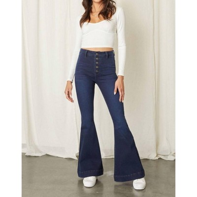 Women's Harper High Rise Super Flare Jean - KanCan