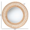 bali & pari Burris Natural Rattan Wall Mirror - 4 of 4