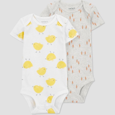 Carter's Just One You®️ Baby 3pk Long Sleeve Bodysuit - Lead White : Target