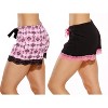 Just Love Women’s Pajama Shorts – Soft Cotton Lounge Sleep Shorts with Drawstring Waist - 2 of 3