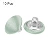 Unique Bargains Blouses Sweater Round Aluminum Cotton Fabric Cloth Covered Buttons 10 Pcs - 3 of 4