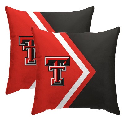 NCAA Texas Tech Red Raiders Side Arrow Poly Span Throw Pillow - 2pk