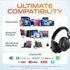 Delton M201 Wireless Active Noise Cancelling Headset Over-Ear Bluetooth Headphones - 4 of 4