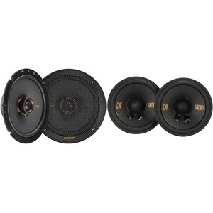 Kicker 51KSC6704 KS-Series 6.75" Coaxial Speakers with .75" tweeters w/ 51KSC2704  2.7" Bundle - 1 of 4