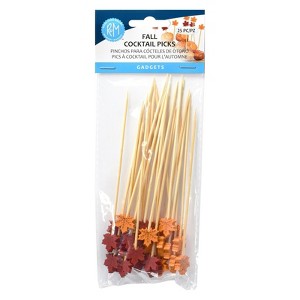 R&M International 5-Inch Fall Cocktail Picks 25-Pack - 1 of 3