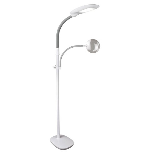 OttLite - LED Floor Lamp with USB and Tablet Stand