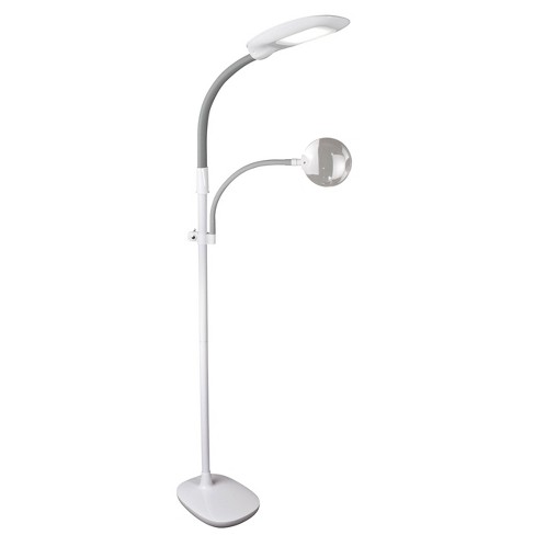 Led Floor Lamp With Magnifier - Ottlite : Target
