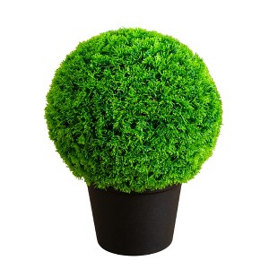 Nearly Natural 16-in UV Resistant Artificial Mediterranean Cypress Topiary Plant (Indoor/Outdoor) - 1 of 1