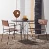 Alyx Leather Dining Chair (Set of 2) - DCH4003 - Safavieh - 4 of 4