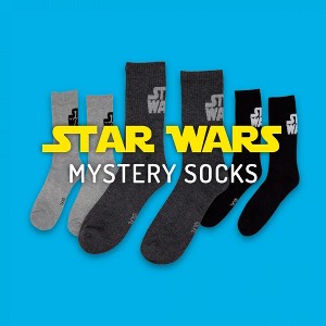 Adult Star Wars Text Classic Mystery Crew Socks - 1 of 4