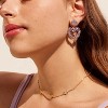 14K Gold Plated Tennis Necklace - 3mm Butterfly Rhinestone Choker for Women - 4 of 4