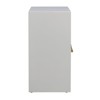 TOV Furniture Libre 27"H Modern Style Acacia Wood Nightstand in White - 4 of 4