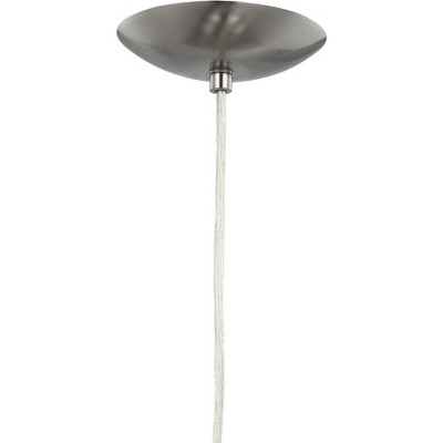 Brushed Bronze Globe LED Pendant with Opal Glass Shade
