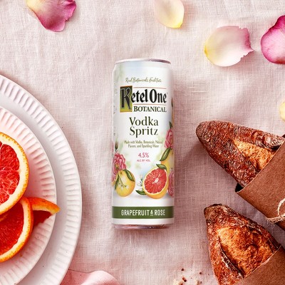 Ketel One Botanical Grapefruit & Rose Vodka Spritz - 4pk/355ml Cans