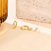 Freekiss 3 Pairs Gold Hoop Earrings Set: Dainty Stud Earrings Trendy Small 14K Gold Plated Hypoallergenic Dangle Cartilage - 3 of 4