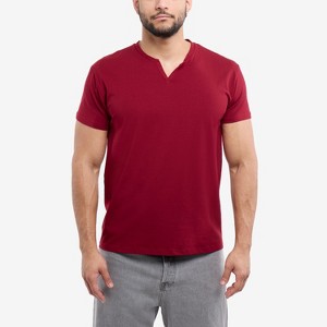 X RAY Men's Basic V-Notch Neck Short Sleeve T-Shirt - 1 of 4