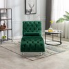 KTMBDW Chaise Lounge Indoor Button-Tufted Upholstered Sofa Recliner Lounge Chair for Living Room Bedroom Velvet - 2 of 4