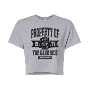 Women's - Star Wars - Property Of The Dark Side Cropped Graphic T-Shirt - 1 of 4