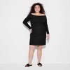 Women's Long Sleeve Mini Bodycon Dress - Wild Fable™ - 2 of 3