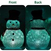 Set of 2 Christmas Lighted Snowman, 2 Ft Christmas Snowman Decorations, Pre-Lit Outdoor Snowman Wear Hat Scarf, Xmas Decor for Home Holiday Party - 3 of 4