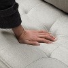 MAYEERTY 65¡± Modern Couch Loveseat Stylish Upholstered Sofa for Living Room£¬Beige - 4 of 4