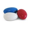 Patriotic Jordan Almonds Medley by Its Delish, 2 Lbs Bulk | Red White and Blue Candied Almonds - 4 of 4