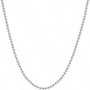 Sterling Silver Tag Chain Necklace with Gift Box with Gift Box for Women - 1 of 4